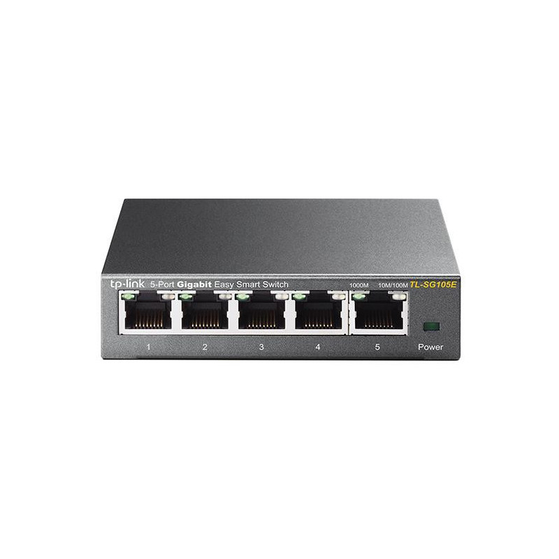 TP-LINK TL-SG105E L2 Gigabit Ethernet (10 100 1000) Musta