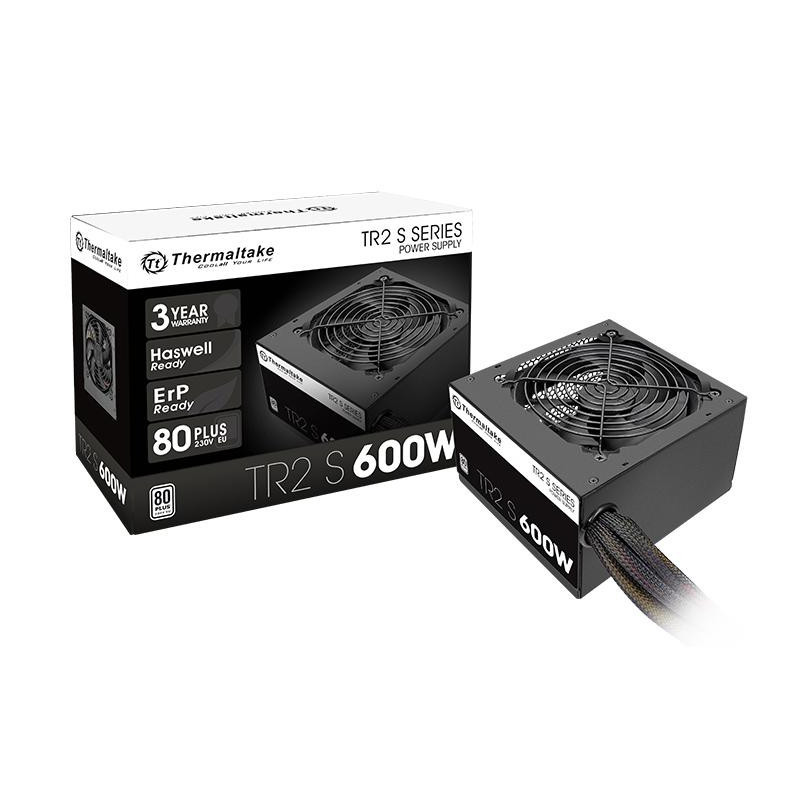 Thermaltake TRS-600AH2NK virtalähdeyksikkö 600 W 20+4 pin ATX ATX Musta
