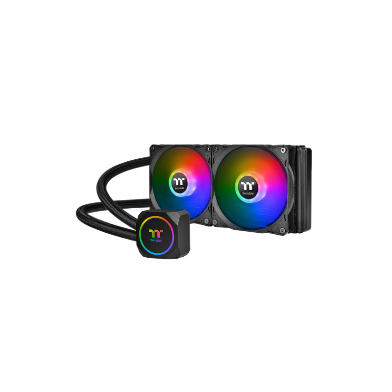 Thermaltake CL-W286-PL12SW-A computer cooling system Suoritin All-in-one liquid cooler Musta