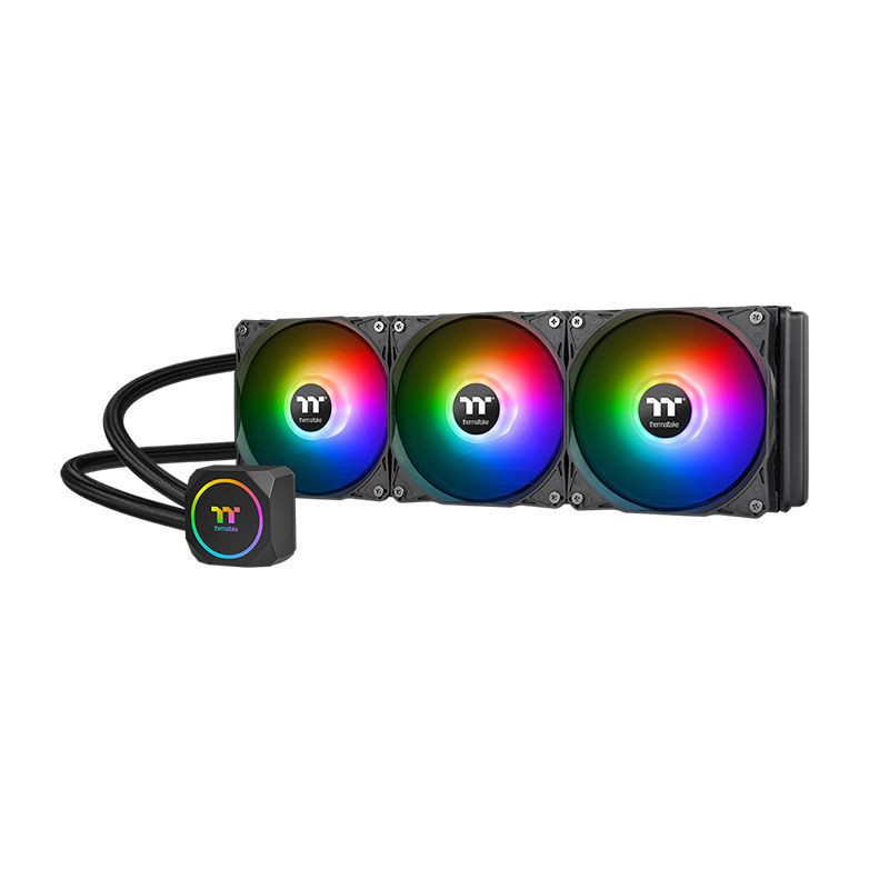 Thermaltake TH360 ARGB Sync Suoritin All-in-one liquid cooler Musta