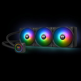 Thermaltake TH360 ARGB Sync Suoritin All-in-one liquid cooler Musta