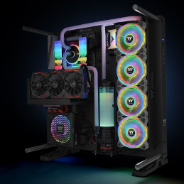 Thermaltake Riing Quad 12 RGB Tietokonekotelo Tuuletin 12 cm Valkoinen