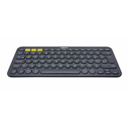 Logitech K380 näppäimistö Bluetooth QWERTY Pan Nordic Harmaa