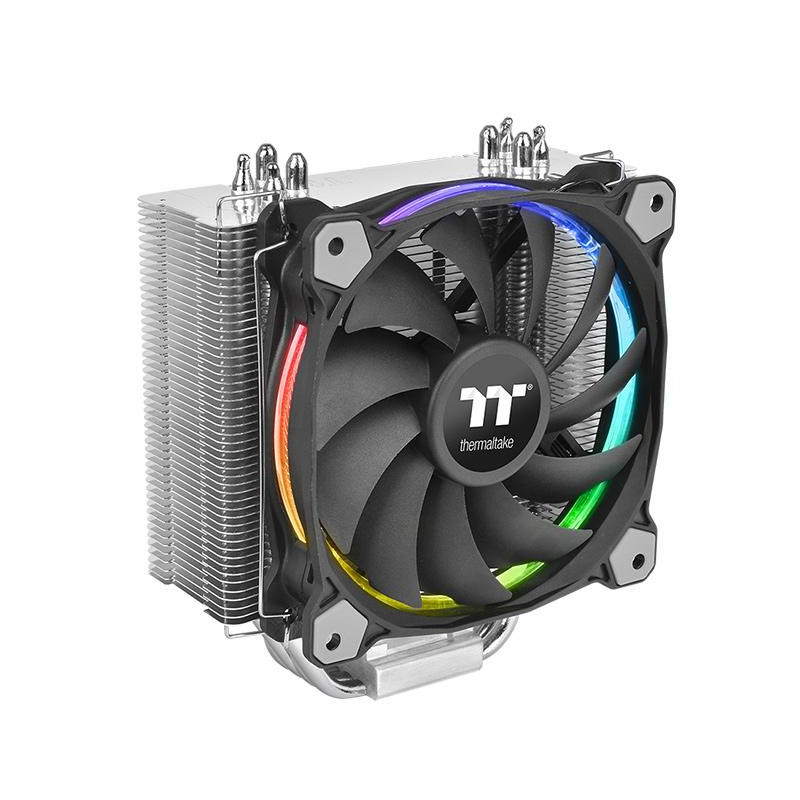 Thermaltake Riing Silent 12 RGB Sync Edition Suoritin Jäähdytin 12 cm Musta, Metallinen