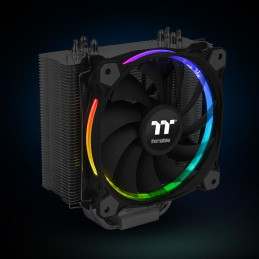 Thermaltake Riing Silent 12 RGB Sync Edition Suoritin Jäähdytin 12 cm Musta, Metallinen