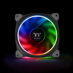 Thermaltake CL-F076-PL12SW-A computer cooling system Tietokonekotelo Tuuletin 12 cm Musta