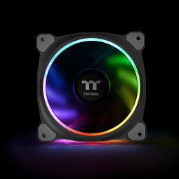 Thermaltake CL-F076-PL12SW-A computer cooling system Tietokonekotelo Tuuletin 12 cm Musta