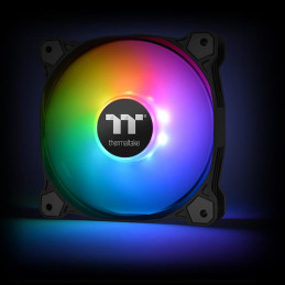 Thermaltake Pure Plus 14 RGB TT Premium Edition Suoritin Tuuletin 14 cm Musta, Harmaa