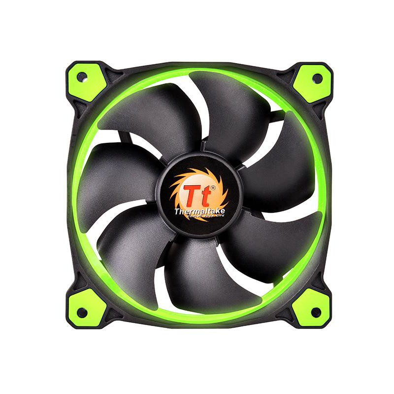 Thermaltake Riing 14 Tietokonekotelo Tuuletin 14 cm Musta, Vihreä