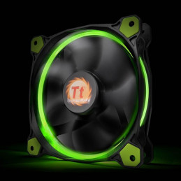 Thermaltake Riing 14 Tietokonekotelo Tuuletin 14 cm Musta, Vihreä