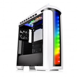 Thermaltake Versa C22 RGB Snow Edition Midi Tower Musta, Valkoinen