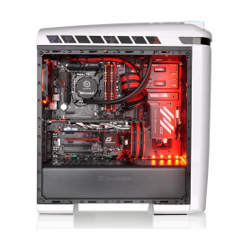 Thermaltake Versa C22 RGB Snow Edition Midi Tower Musta, Valkoinen