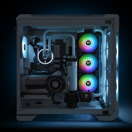 Thermaltake Pure Duo 12 Universaali Tuuletin 12 cm Musta 2 kpl