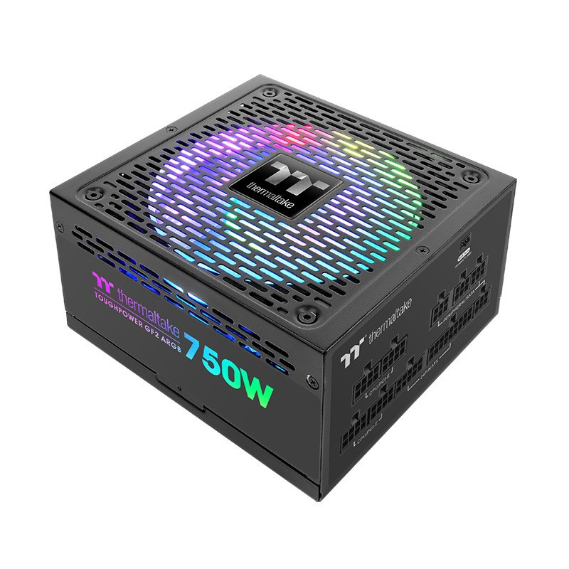 Thermaltake Toughpower GF2 ARGB virtalähdeyksikkö 750 W 24-pin ATX Musta