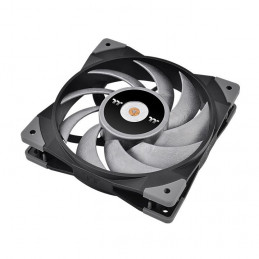 Thermaltake TOUGHFAN 12 Tietokonekotelo Tuuletin 12 cm Musta, Harmaa 1 kpl