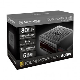 Thermaltake Toughpower GX1 600W Gold virtalähdeyksikkö 24-pin ATX ATX Musta