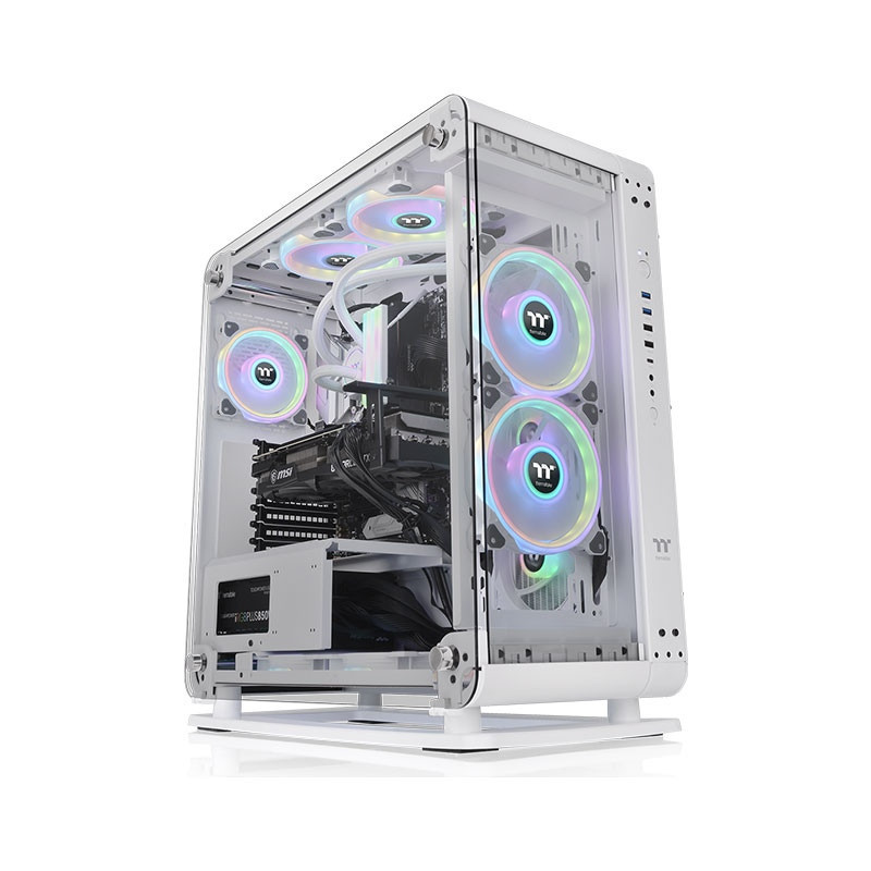 Thermaltake Core P6 Tempered Glass Snow Mid Tower Midi Tower Valkoinen