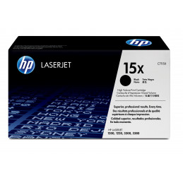 HP 15X -väriainekasetti, riittoisa, musta, alkuperäinen, LaserJet