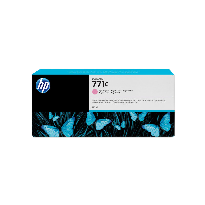 HP 771C Designjet, vaaleanmagenta mustekasetti, 775 ml