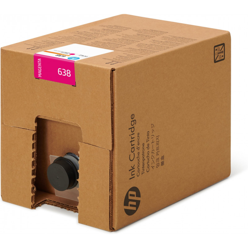 HP 638 10-liter Magenta Stitch Dye Sublimation Ink Cartridge