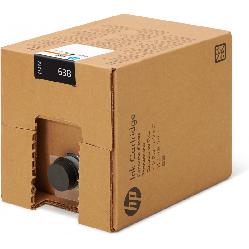 HP 638 10-liter Black Stitch Dye Sublimation Ink Cartridge