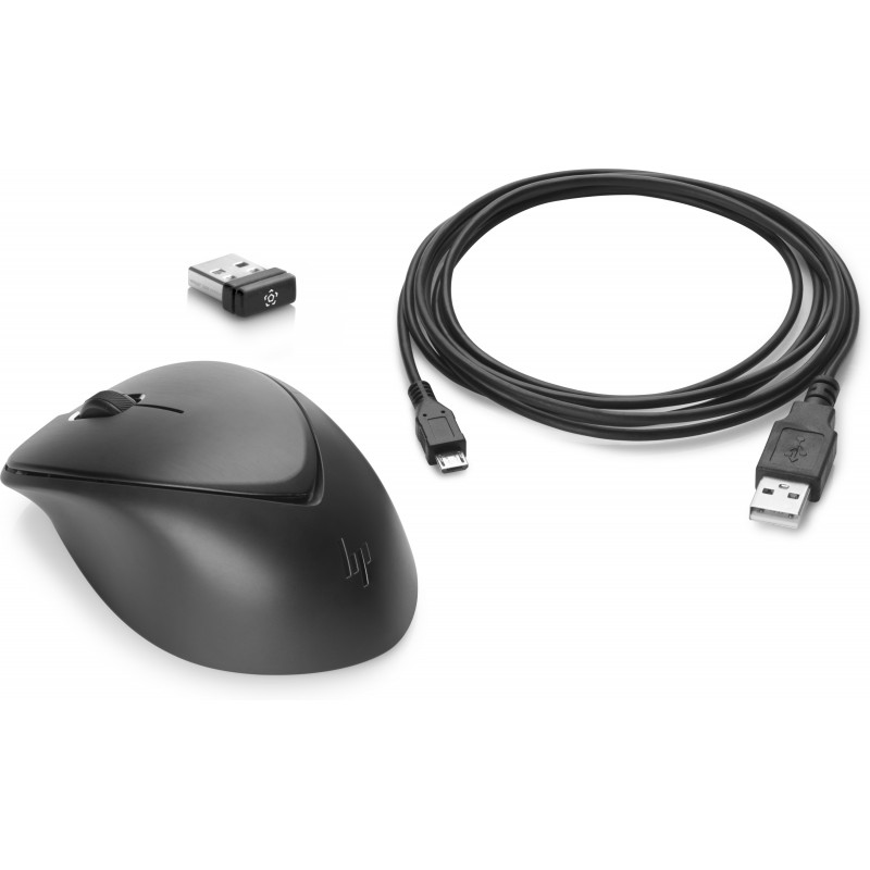 HP Wireless Premium Mouse hiiri Molempikätinen Langaton RF Laser 1200 DPI