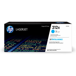 HP 212X alkuperäinen riittoisa syaani LaserJet -värikasetti