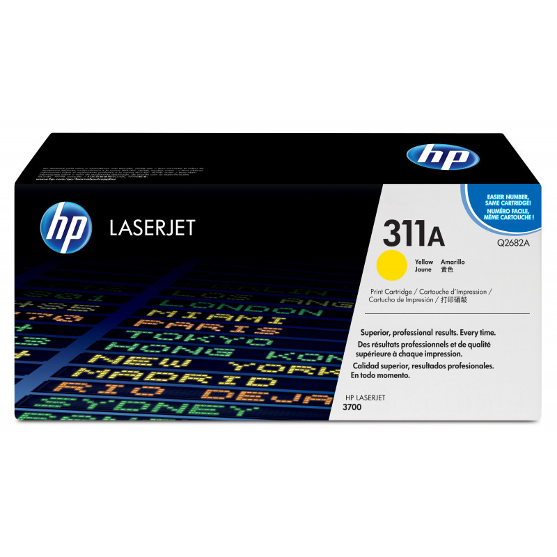 HP 311A Yellow Original LaserJet Toner Cartridge värikasetti 1 kpl Alkuperäinen Keltainen