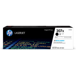 HP 207X alkuperäinen riittoisa musta LaserJet -värikasetti