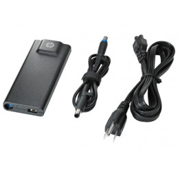 HP 90W Slim Adapter virta-adapteri ja vaihtosuuntaaja Sisätila Musta