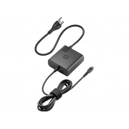 HP USB-C Travel 65W virta-adapteri ja vaihtosuuntaaja Sisätila Musta
