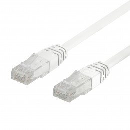 Deltaco TP-603V-50P verkkokaapeli Valkoinen 0,3 m Cat6 U UTP (UTP)