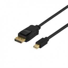 Deltaco DP-1121-K DisplayPort-kaapeli 2 m Mini DisplayPort Musta