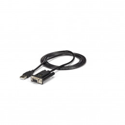 StarTech.com ICUSB232FTN sarjakaapeli Musta 1,7 m USB A-tyyppi DB-9