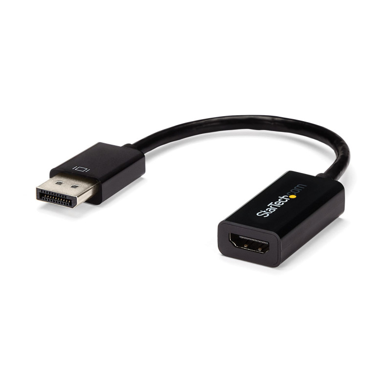 StarTech.com DP2HD4KS videokaapeli-adapteri 0,15 m DisplayPort HDMI-tyyppi A (vakio) Musta