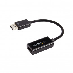 StarTech.com DP2HD4KS videokaapeli-adapteri 0,15 m DisplayPort HDMI-tyyppi A (vakio) Musta