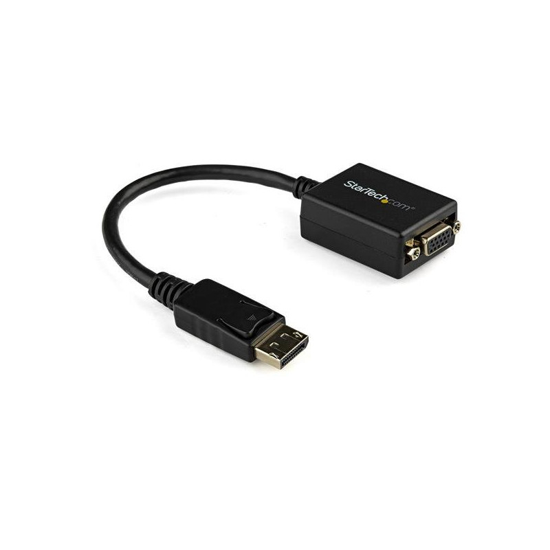 StarTech.com DP2VGA2 videokaapeli-adapteri 0,225 m Musta