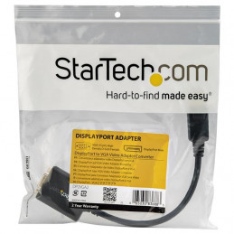 StarTech.com DP2VGA2 videokaapeli-adapteri 0,225 m Musta