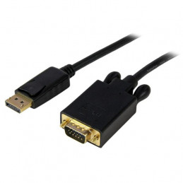 StarTech.com DP2VGAMM3B videokaapeli-adapteri 0,91 m DisplayPort VGA (D-Sub) Musta