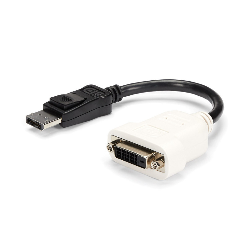 StarTech.com DP2DVI videokaapeli-adapteri 0,24 m DisplayPort DVI-D Musta