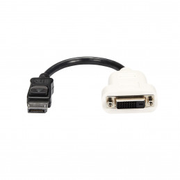 StarTech.com DP2DVI videokaapeli-adapteri 0,24 m DisplayPort DVI-D Musta