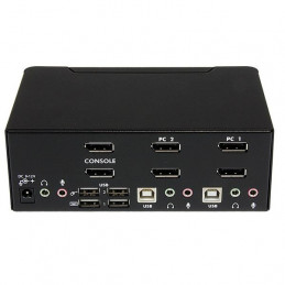 StarTech.com SV231DPDDUA KVM-kytkin Musta