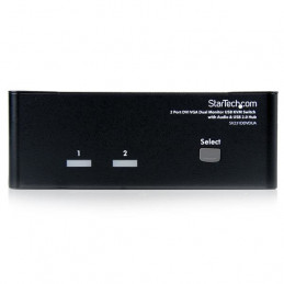 StarTech.com SV231DDVDUA KVM-kytkin Musta