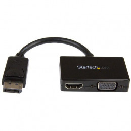 StarTech.com DP2HDVGA videokaapeli-adapteri 0,15 m Musta