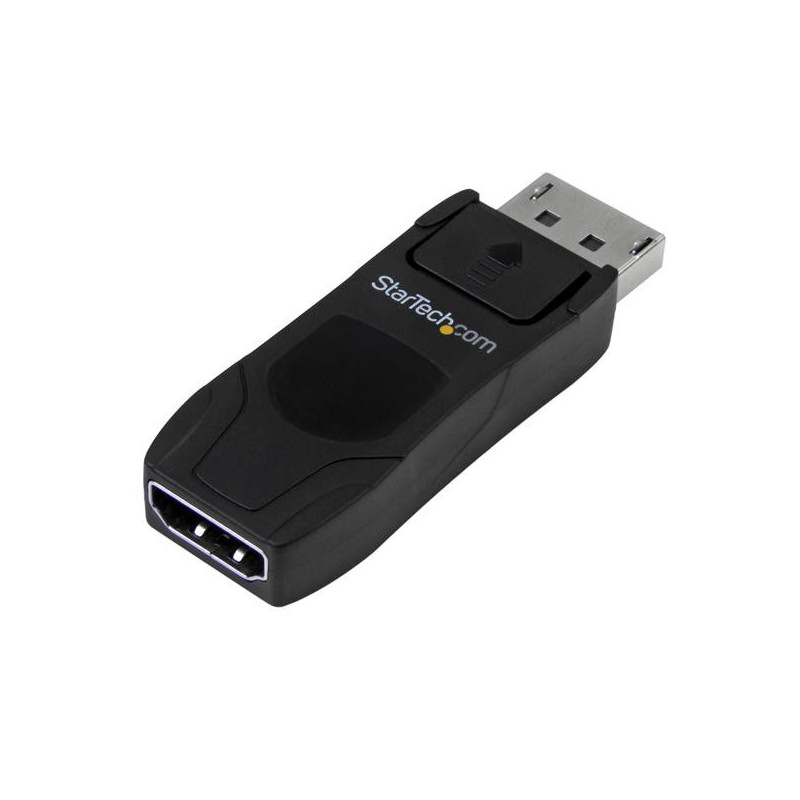 StarTech.com DP2HD4KADAP kaapelin sukupuolenvaihtaja DisplayPort HDMI Musta
