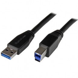 StarTech.com USB3SAB10M USB-kaapeli 10 m USB 3.2 Gen 1 (3.1 Gen 1) USB A USB B Musta