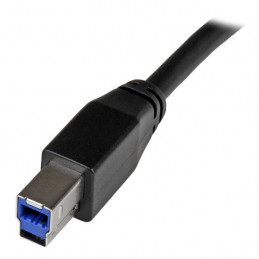 StarTech.com USB3SAB10M USB-kaapeli 10 m USB 3.2 Gen 1 (3.1 Gen 1) USB A USB B Musta