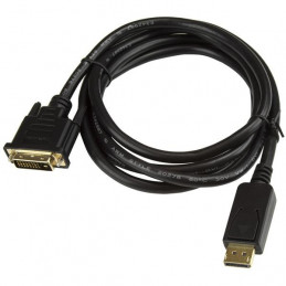 StarTech.com DP2DVI2MM6 videokaapeli-adapteri 1,8 m DisplayPort DVI-D Musta