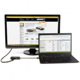 StarTech.com MDP2VGDVHD videokaapeli-adapteri 0,15 m Mini DisplayPort DVI-D + VGA (D-Sub) + HDMI Musta