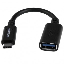 StarTech.com USB31CAADP USB-kaapeli 0,15 m USB 3.2 Gen 1 (3.1 Gen 1) USB C USB A Musta